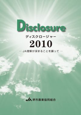 ディスクロージャー2010年