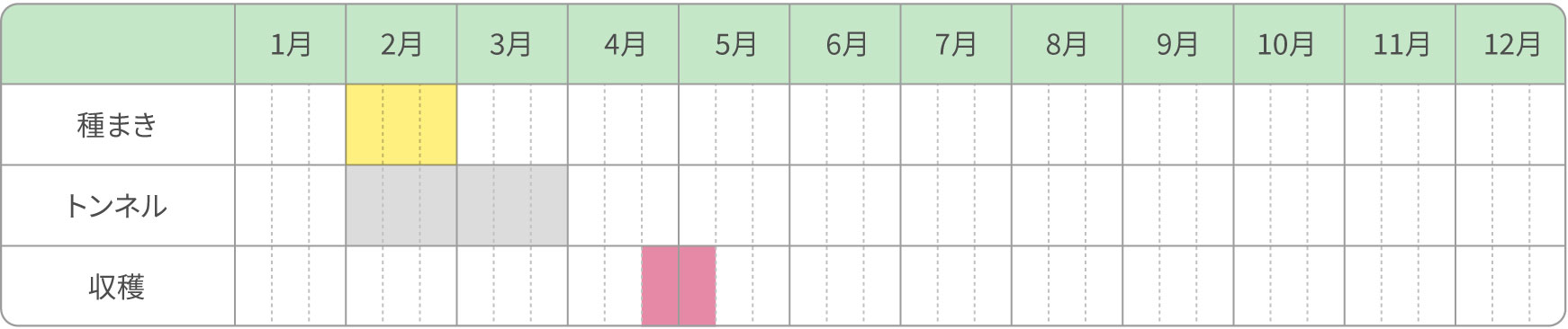 春トンネル栽培