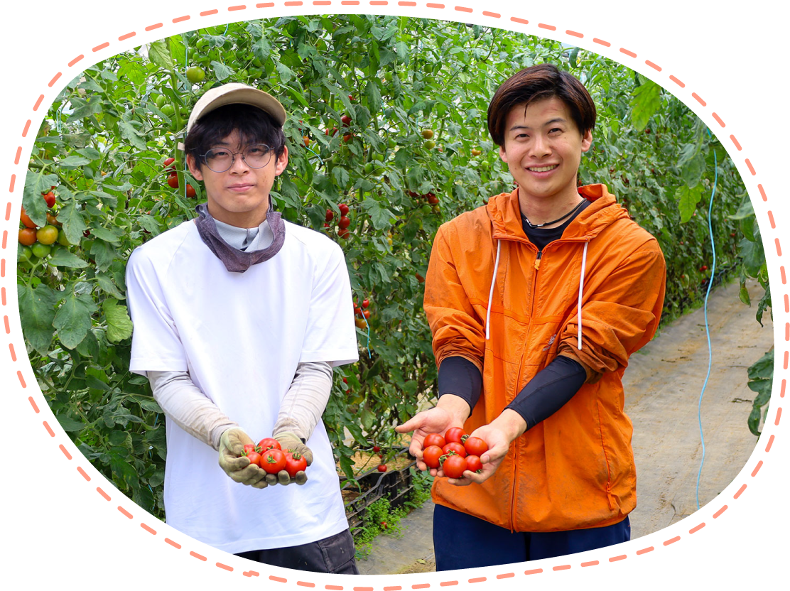 芝尾　和樹さん（写真右）　芝尾　卓都さん（写真左）　