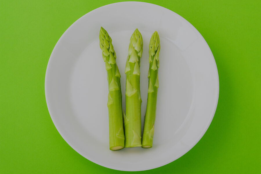 アスパラガスでかくれんぼ？