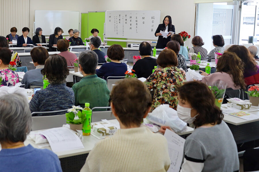 中央支部、五箇荘支部、北八下支部が合同で総会を開催