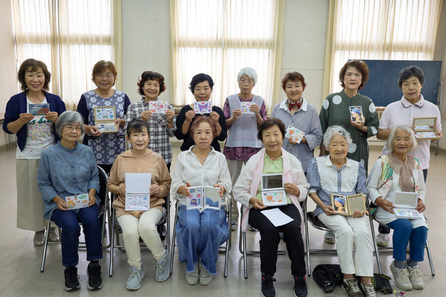 久世支部がビーズアート作り講習会を開催